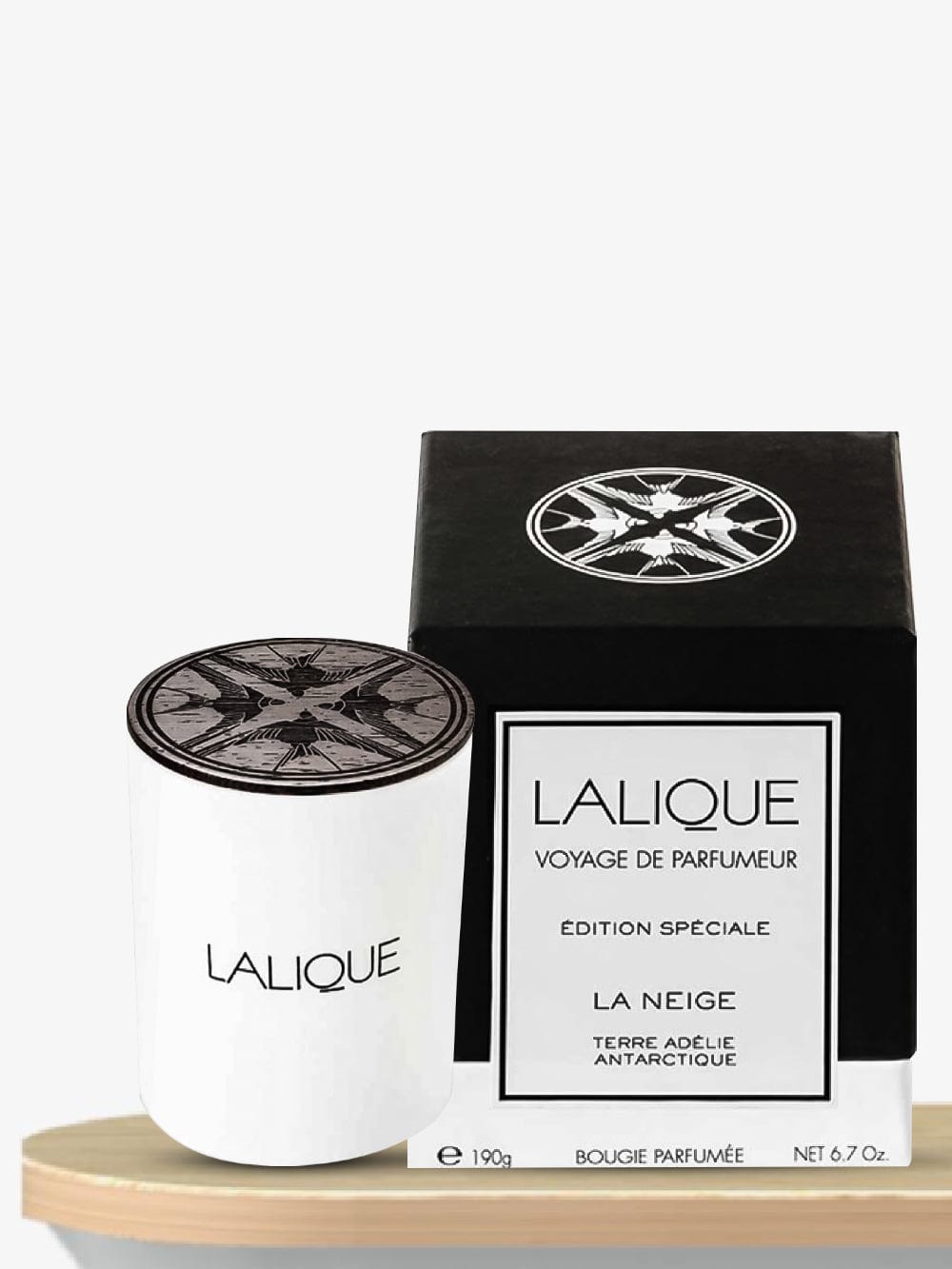 Lalique La Neige Terre Adélie Antarctique Scented Candle 190g