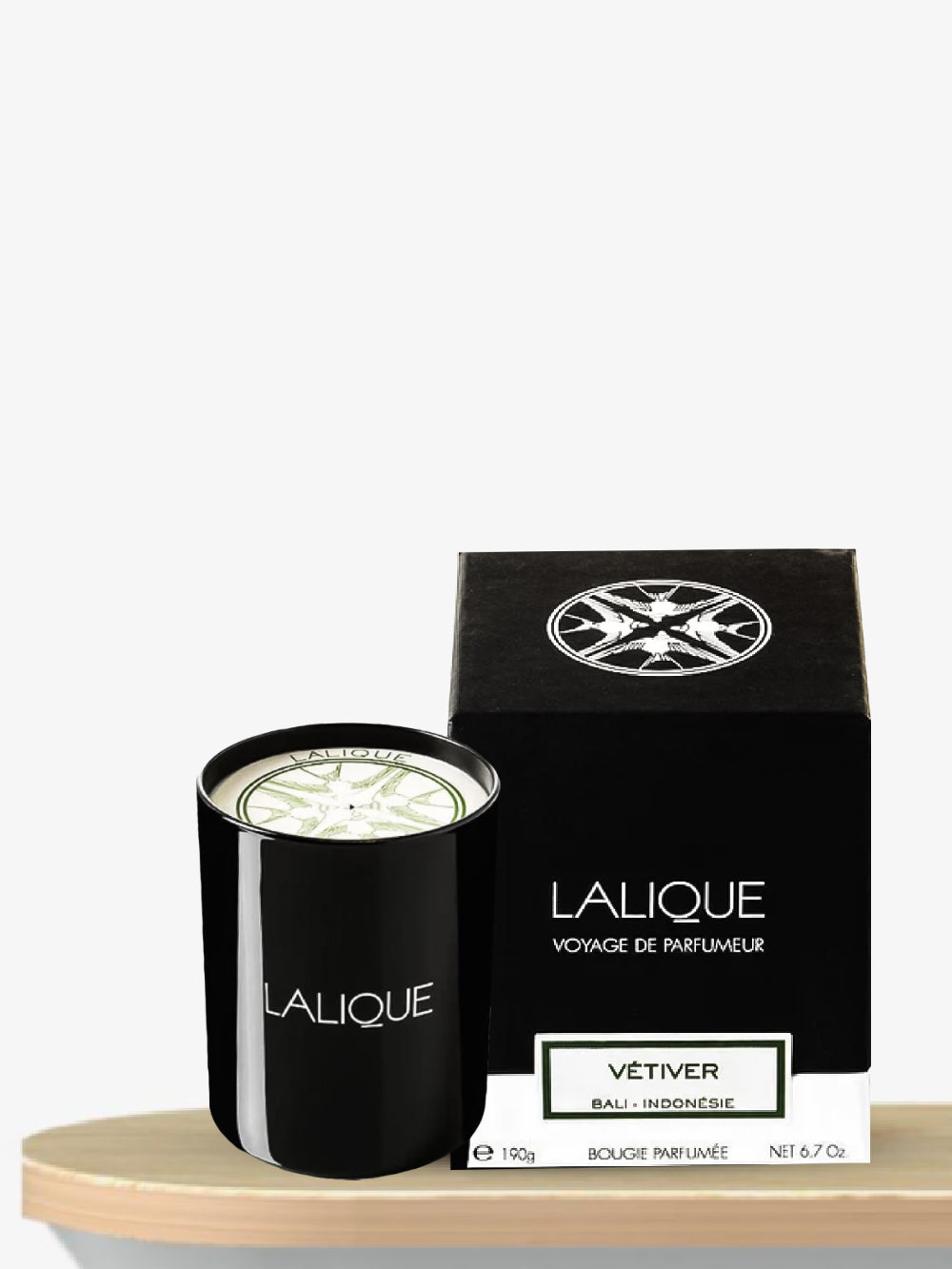 Lalique Vétiver Bali Indonésie Scented Candle 190g