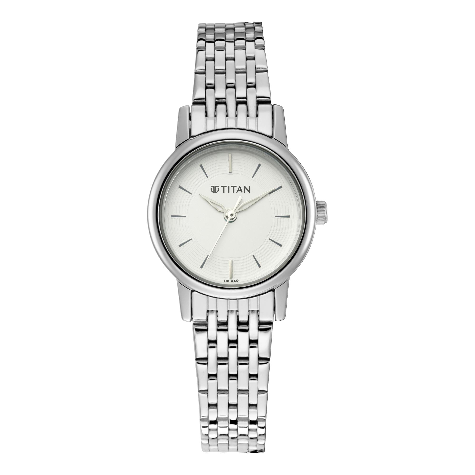 Silver Dial Analog Watch