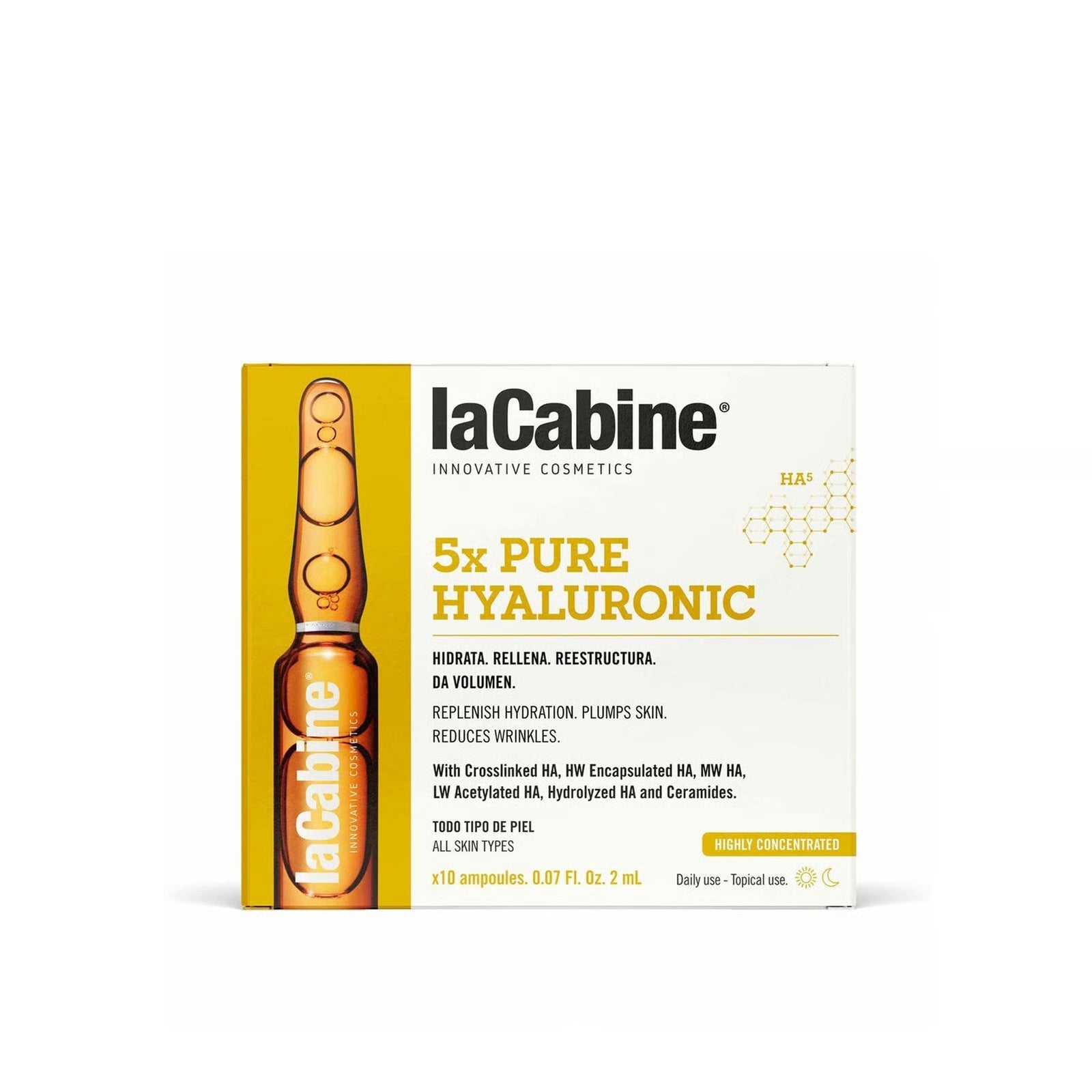 LACABINE - 5xPURE HYALURONIC  10X2ML