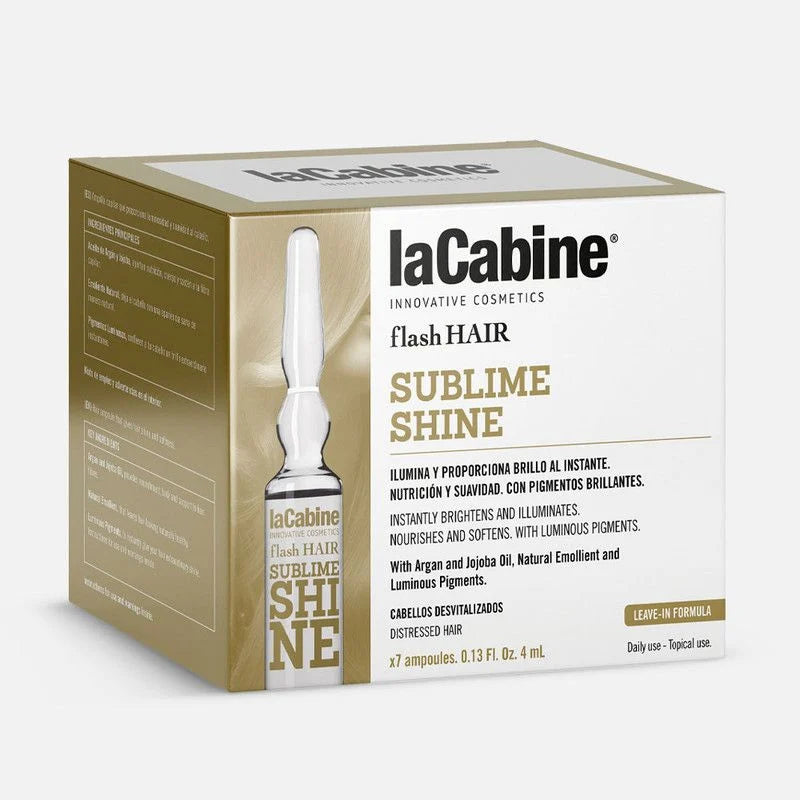 LACABINE AMPOULES FLASH HAIR SUBLIM SHINE 7X5ML SE