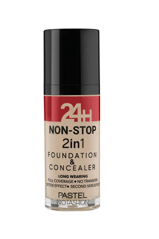 PASTEL PROFASHION 24 H NON-STOP 2in1 FOUNDATION CONCEALER 601