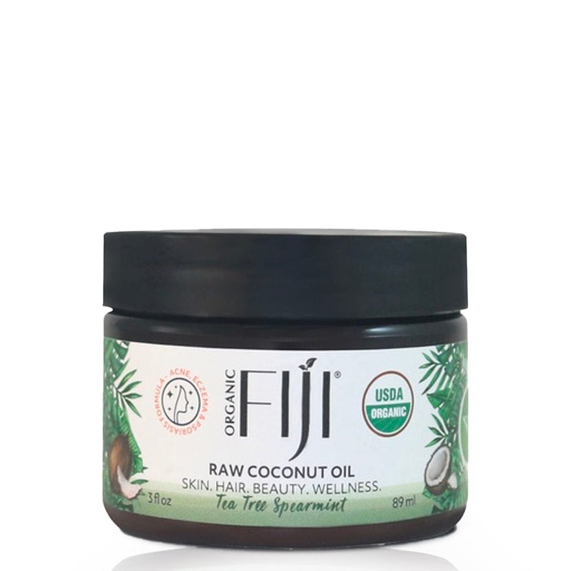 Fiji Organic - Certified Organic Raw Coconut Oil -Tea Tree Spearmint - 98 ML