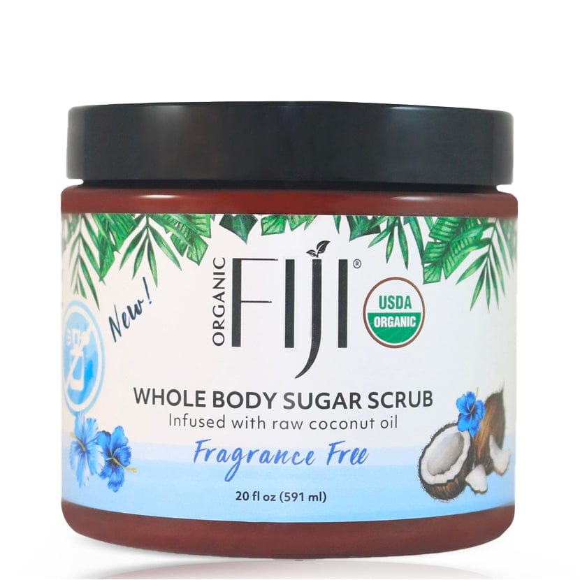 Fiji Organic - Whole Body Sea Salt Scrub infused with coconut oil - Peppermint - 591 ML