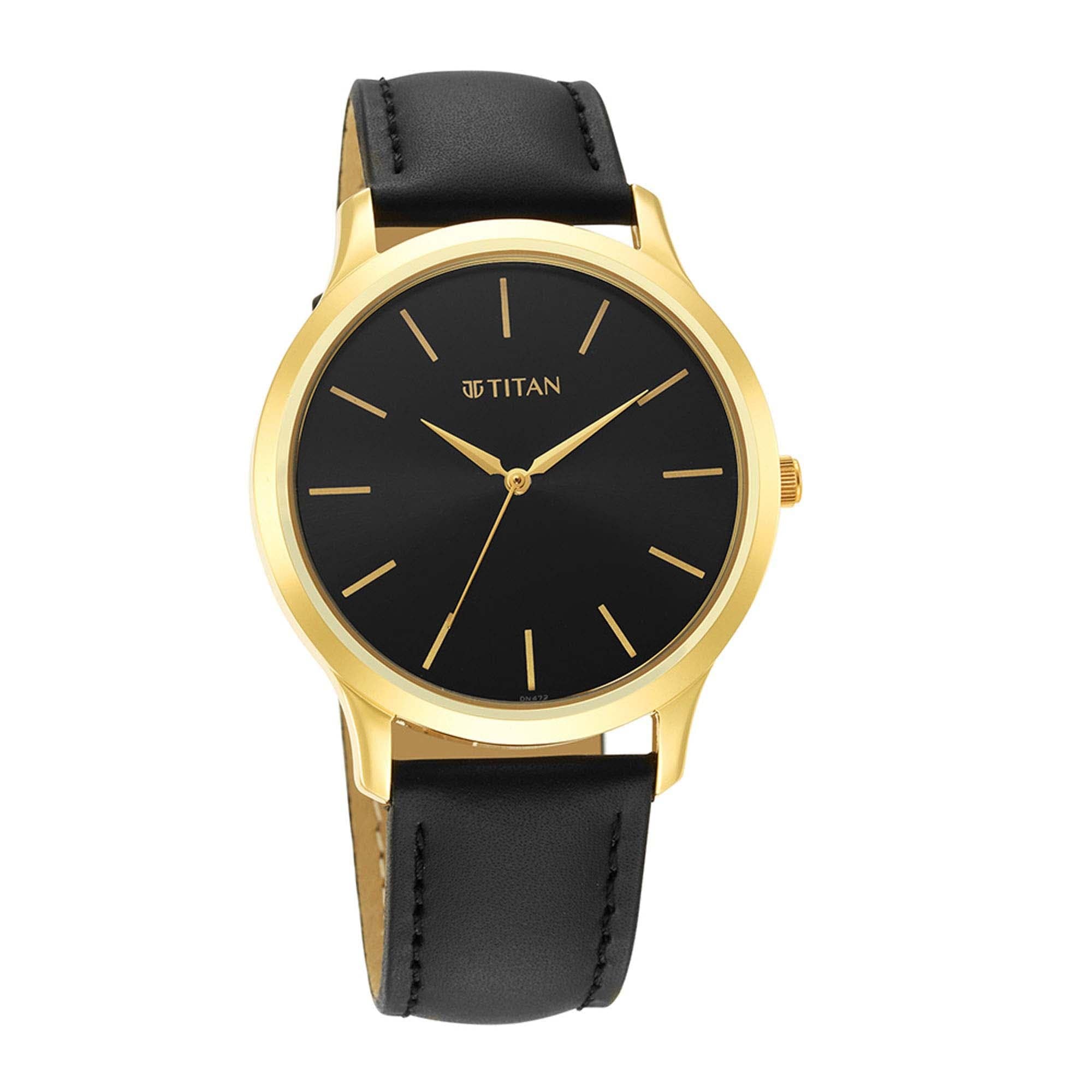 Karishma Radiance Black Dial Analog Watch for Men