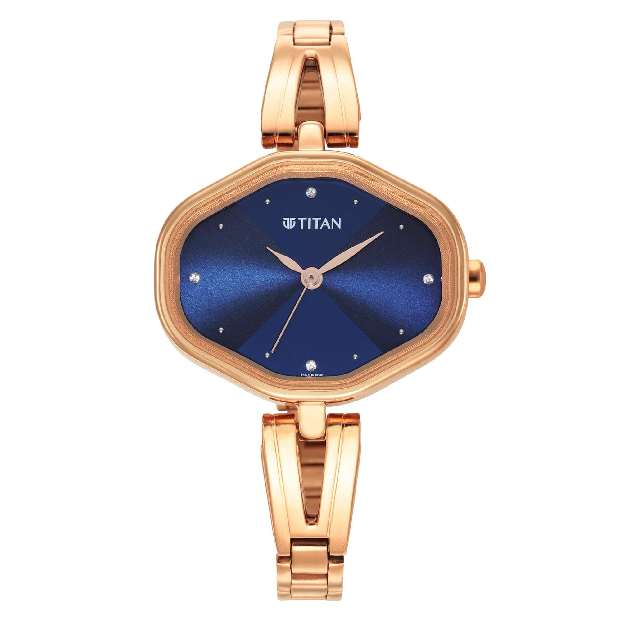 Ladies Karishma Blue Dial Metal Strap Watch