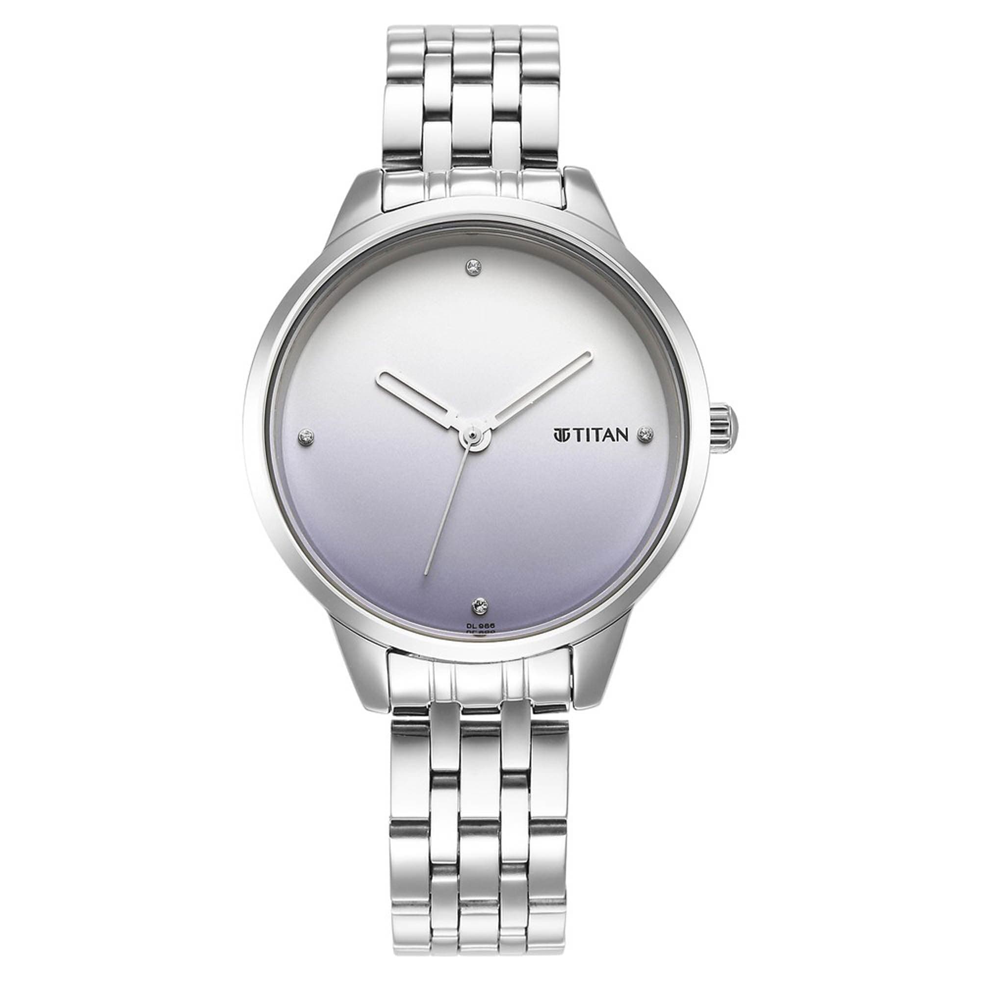 Pastel Dreams Blue Dial Metal Strap Watch