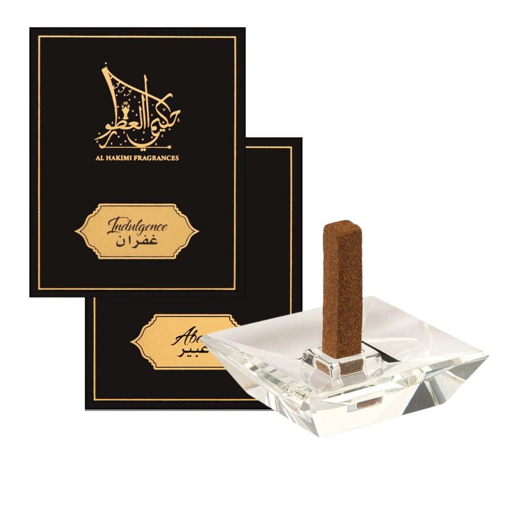 Smart Oud - Abeer & Indulgence - 10 Sticks With Crystal Stand