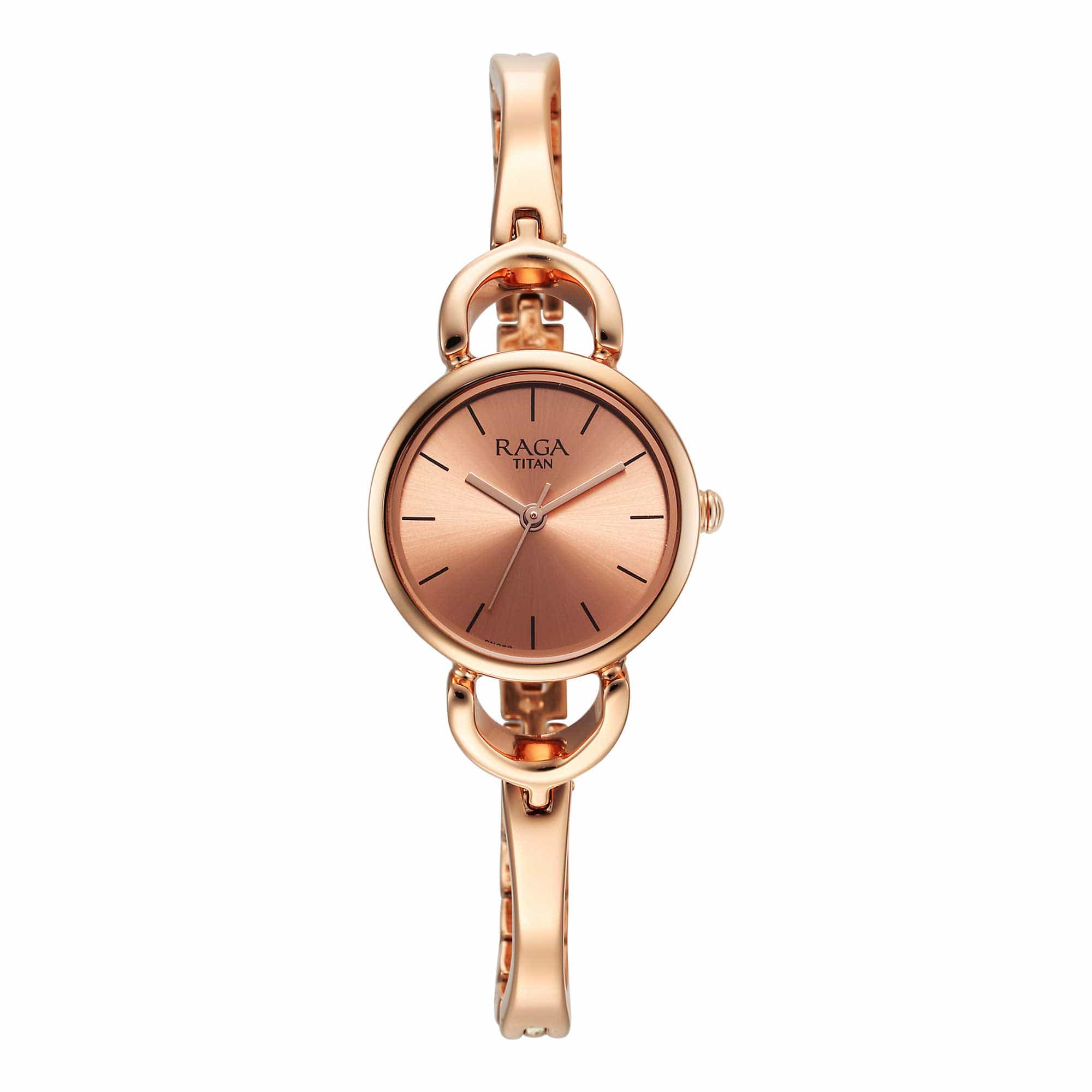 Titan Raga Rose Gold Dial Watch for Women