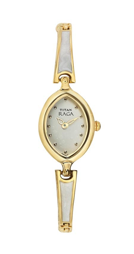 Titan Raga White Dial Analog Watch for Women