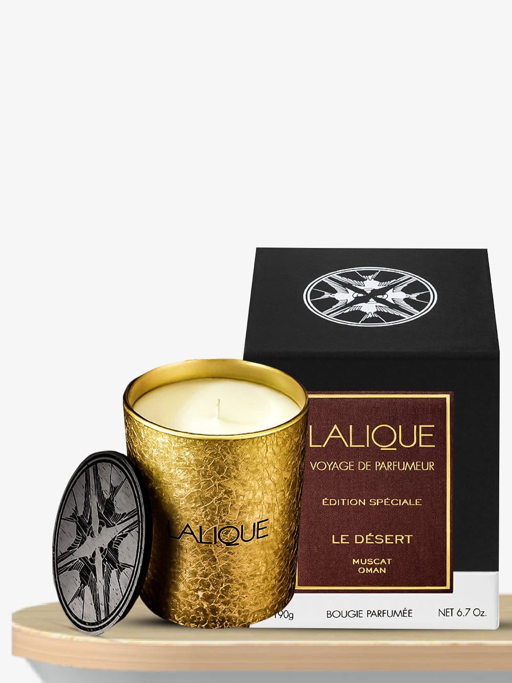Lalique Le Désert Muscat Oman Scented Candle 190g